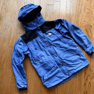 The North Face Goretex Vintage Parka Jacket Blue Womens